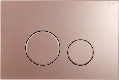 Produktbild von Raybro Betätigungsplatte Cortado Universal 2-Mengen-Spülung rose gold 100.666.055
