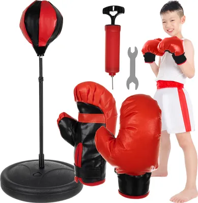 Produktbild von Punchingball Boxen Set Boxhandschuhen Pumpe Kinder 16953