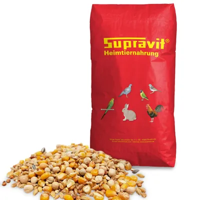 Produktbild von Supravit Taubenfutter Basis 25 kg | Körnermischung Ganzjahresfutter für Tauben aus hochwertigen Saaten & Getreide