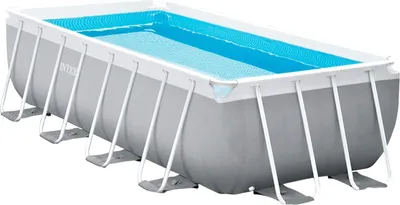 Produktbild von INTEX 26792GN Prism Frame Pool 488x244x107cm Set mit Filter Leiter Plane Folie