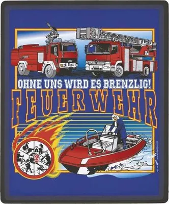 Produktbild von Mousepad Mauspad - Feuerwehr ohne uns wird es brenzlig - 22673 Gr. 24 x 20cm