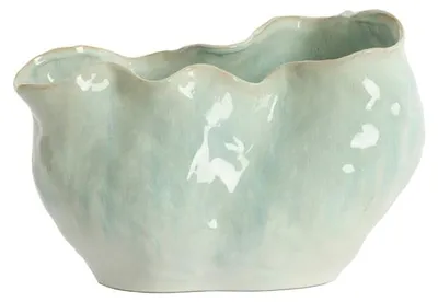 Obrázek produktu pro Light&living Váza deco, 36 x 21,5 x 24,5 cm, keramika, světle modrá + krémová