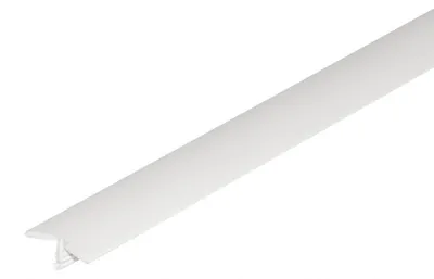 Zdjęcie produktu dla Profil fugowy PVC 17mm Cezar Biały RAL9003 Mat 2,75m