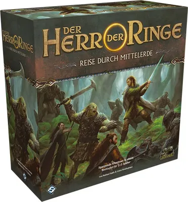 Produktbild von Asmodee FFGD0168 Herr der Ringe: Reise durch Mittelerde Grundspiel