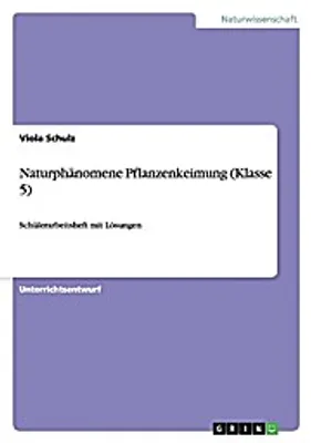 Produktbild von Naturphänomene Pflanzenkeimung (Klasse 5)