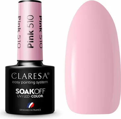 Produktbild von CLARESA Hybrid-Gel-Nagellack ROSA 510 -5g