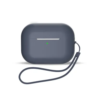 Produktbild von AirPods 3 Silikonhülle + Handschlaufe Lanyard Blau