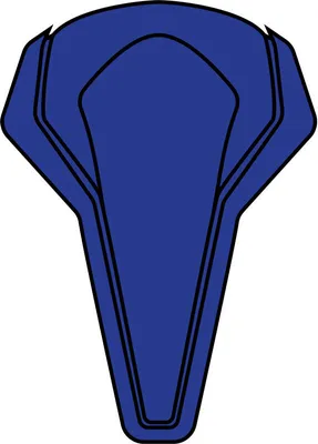 Produktbild von Obere blaue Lufteinlass-Helm Airoh H.20
