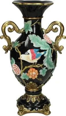 Produktbild von Vogelvase mit Buntes Design