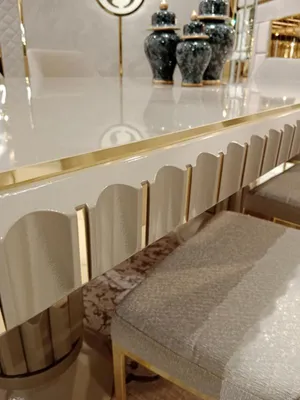 Produktbild von Esszimmer Set Garnitur Tisch 6x Stühle Design Modern Möbel Luxus Esstisch Neu