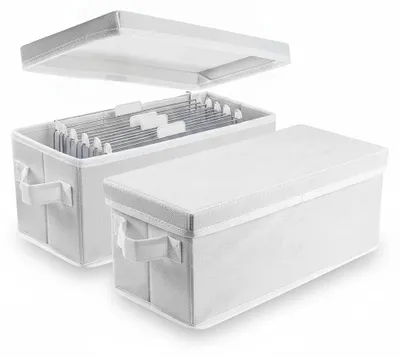 Produktbild von InAndOutdoorMatch - CD Aufbewahrungsboxen - Stapelbar - Mit Deckel, KI-generiertes Bild
