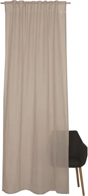 Produktbild von Schöner Wohnen Fertigschal Dekoschal Schlaufenband Soho taupe 130x250cm