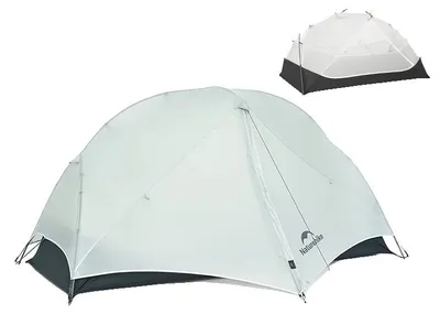 Obrázok produktu pre Stan na turistiku, nepremokavý, ľahká konštrukcia, sivá farba, pre 2 osoby