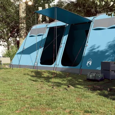 Produktbild von Tunnel-Familienzelt 10 Personen Tunnelzelt Campingzelt Familienzelt Sonnenschutz Insektenschutz Zelt für Familien, Tunnelzelt Blau Wasserdicht