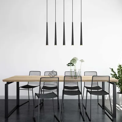 Immagine prodotto di Opviq, Uğur - 6075, lampadario, nero, 78 x 5 x 135 cm
