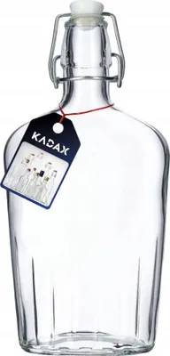 Produktbild von Glasflaschen - Flaschen mit Stopfen - 0,5 l, 3 Stück, Für Saft & Tinkturen, Dichter Verschluss, Wiederverwendbar