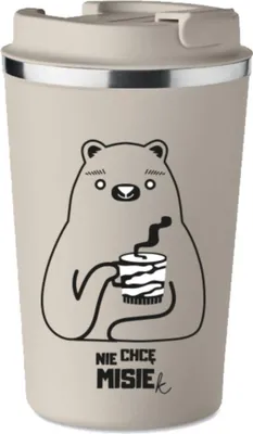 Obrázok produktu pre Prémiový termohrnček s potlačou ICH WILL KEINEN TEDDY 350 ml KT_084