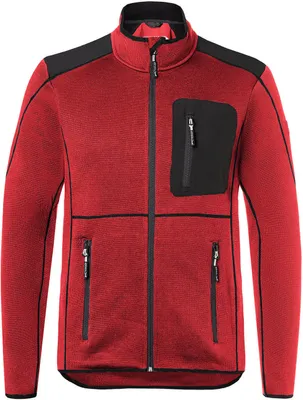 Produktbild von Kübler Strickjacke mittelrot/schwarz Gr. L