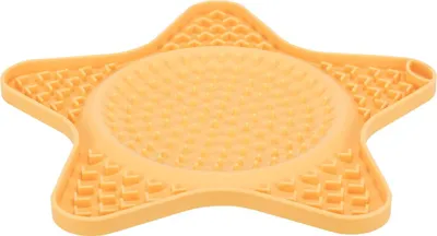 Produktbild von TRIXIE Lick'n'Snack Matte, Silikon, 23,5 cm, gelb
