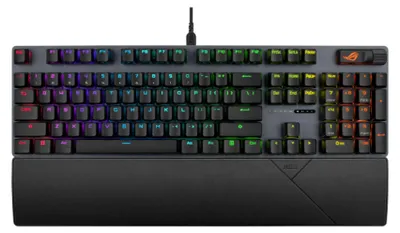 Produktbild von ASUS ROG Strix Scope II X Tastatur Gaming USB Schweiz Schwarz