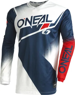 Produktbild von Oneal Element Racewear V.22 Motocross Jersey, blau/weiß/rot, M