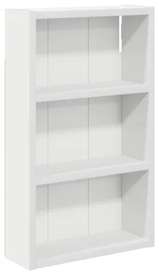 Produktbild von Eleganten-Stil Badezimmer-Wandschrank 1 PC,Modernes Design,Badmöbel,Badezimmer,Weiß 30x10x50 cm Holzwerkstoff - Spiegelschränke - Möbel26