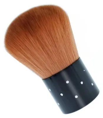 Produktbild von INF Base Dust Brush 10er Set Weiche Synthetikborsten Foundation Pinsel für Creme und Flüssiges Make-up Braun
