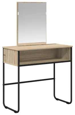 Obrázok produktu pre Toaletný stolík vidaXL Sonoma-dub 81 x 40 x 131 cm z drevotriesky