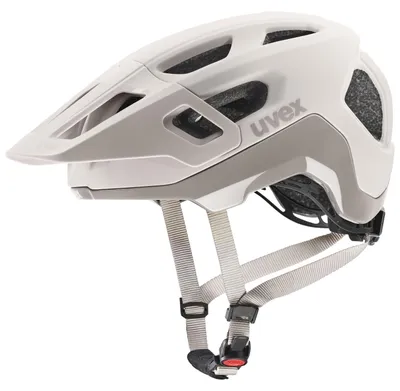 Produktbild von uvex react MTB-Fahrradhelm - Größe 52-56 cm, Warm Grey Matt, 2-step 3D IAS, m...