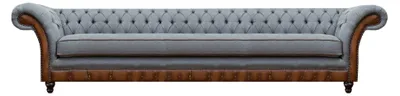 Immagine prodotto di Divano letto Chesterfield grigio a quattro posti, divano di design