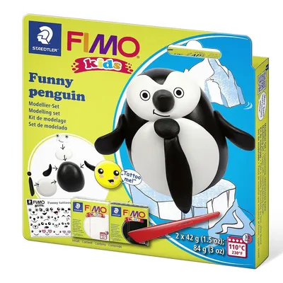 Obrázek produktu pro FIMO Kids set 2x42g + příslušenství Penguin