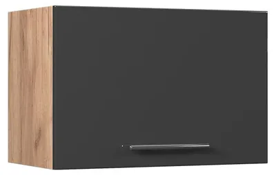 Immagine prodotto di Pensile da cucina Vicco Fame-Line Antracite lucido/Rovere dorato 60 cm, Model 61551