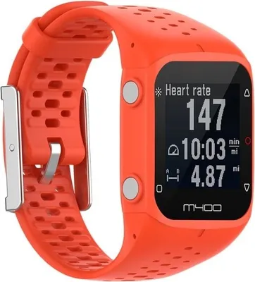 Produktbild von Strap-it Polar M400 / M430 Silikonarmband (Orange)