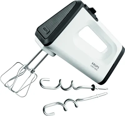 Produktbild von KRUPS Handmixer GN 5021 500W weiß/schwarz/Edelstahl