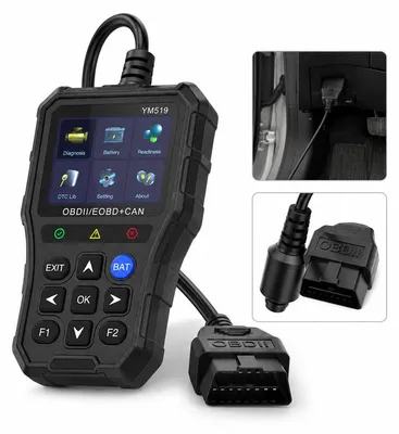 Produktbild von Codeleser & Batterietester 2-in-1 – OBD2 Bluetooth, 2,8" IPS, 13 Sprachen | Auto Diagnose für 1996+ Fahrzeuge