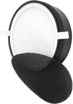 Produktbild von Luftreiniger-Filter - Für Levoit LV-H132 LV-H132-RF-Filter geeignet - Aktivkohlefilter - 1 Filter + 1 Filterwatten
