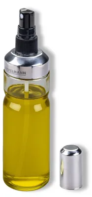Produktbild von Fackelmann Ölsprüher aus Glas 200 ml  Ölspender zum gleichmäßigen Verteilen von Speiseöl, ideal für Airfryer, Küche und Grill