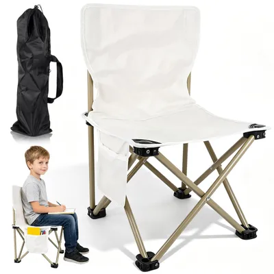 Image de Omgoods - Chaise de camping pliante avec sac de transport