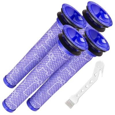 Produktbild von 4x Motorschutzfilter passend wie Dyson 965661-01 Vormotorfilter für Akkusauger Staubsauger