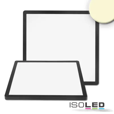 Produktbild von ISOLED 115892 LED Deckenleuchte Slim300 schwarz, 18W, eckig, 300x300mm, warmweiß, Up&Down