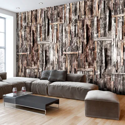 Zdjęcie produktu dla PURO TAPETE - realistyczna tapeta bez powtórzeń i przesunięć 10m rolka tapety z włókniny fototapeta nowoczesny design - deski o wyglądzie drewna f-C-0368-j-a
