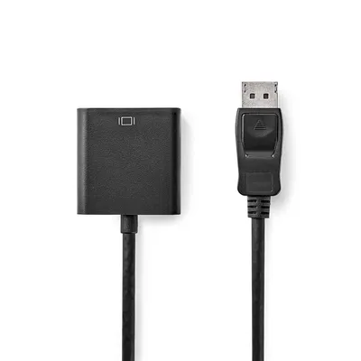Produktbild von Nedis CCGP37250BK02, 0,2 m, DisplayPort, DVI-D, Männlich, Weiblich, Nickel