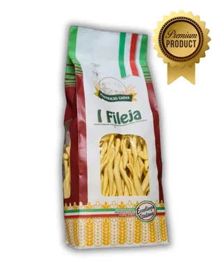 Produktbild von Pastificio Gioia Pasta Fileja Klassik – Handgemachte italienische Spezialitäten – Traditionelle italienische Nudeln aus Kalabrien 500g