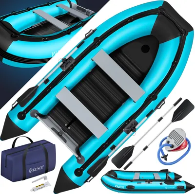Produktbild von KESSER® Schlauchboot für 4 Personen, motorisierbar, aufblasbares Paddelboot