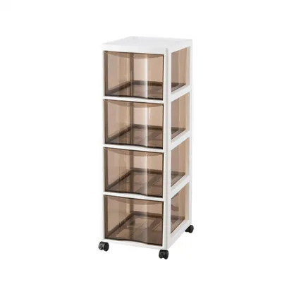 Produktbild von 360Home Aufbewahrungsschrank durchsichtigerRegal 4 Ebenen