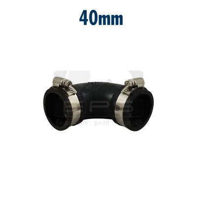 Produktbild von Flexibler Elastomer Bogen 90° 40mm