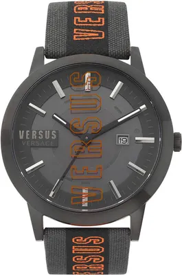 Produktbild von Versus by Versace Herren Uhr Armbanduhr Barbes Solar VSPHN0120 Leder / Textil