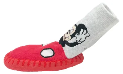 Produktbild von Mickey Mouse Kinder Jungen Slipper-Socken Hausschuh-Socken , Größe:23/24 EU