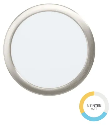 Image de EGLO FUEVA 6, LED, 6500 K, 2100 lm, 220-240 V, Nickel