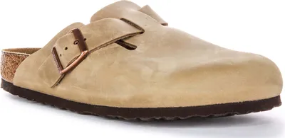 Produktbild von Birkenstock Boston Tobacco Brown Normaal Voetbed - Slipper - 1018147